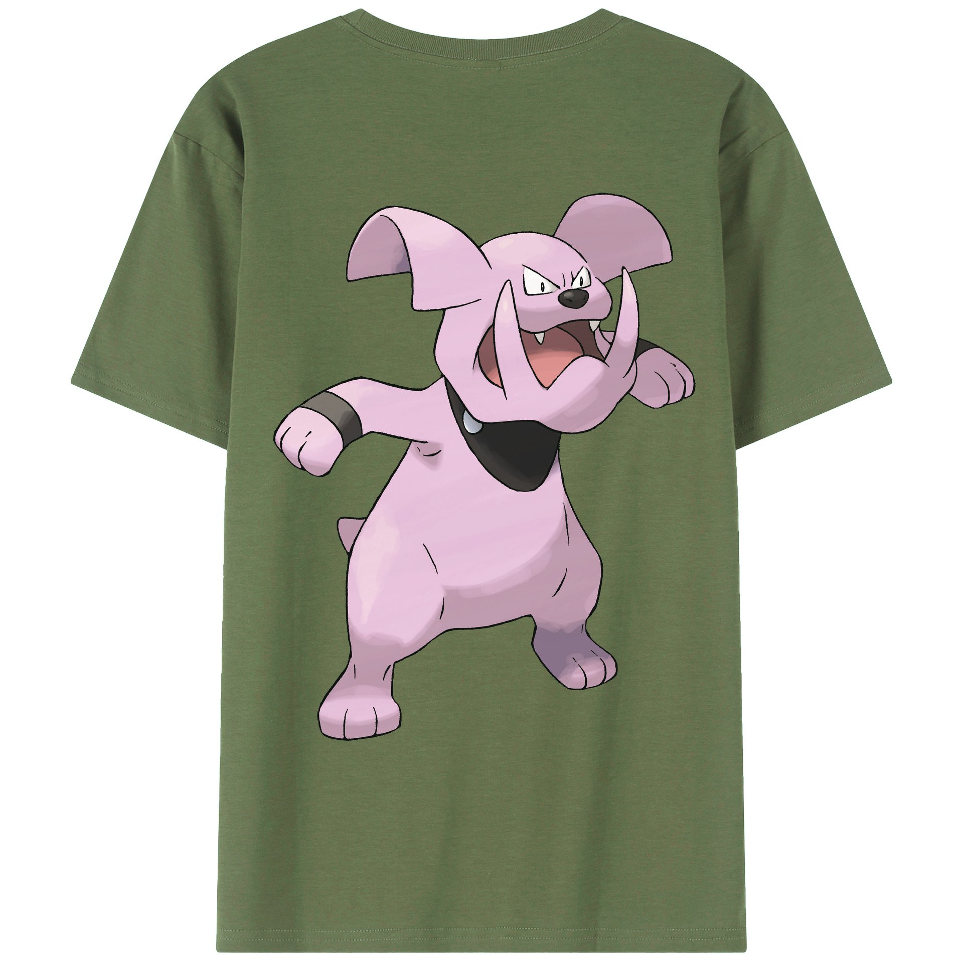 （画像用） ポケットモンスター Pokémon 綿100％ メンズ半袖Tシャツ（バックプリント） 通気性